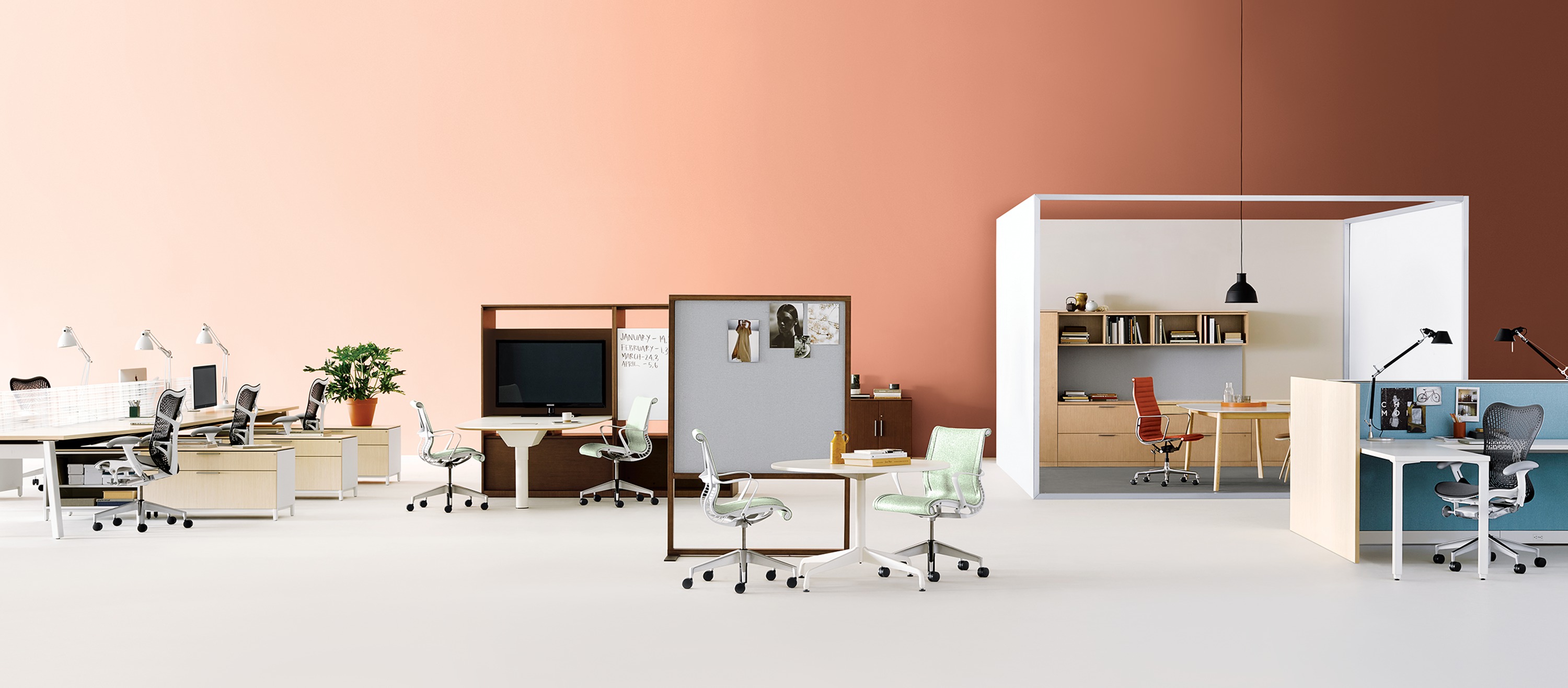 办公椅|布面职员椅|办公家具|设计师家具|米拉®2工作椅