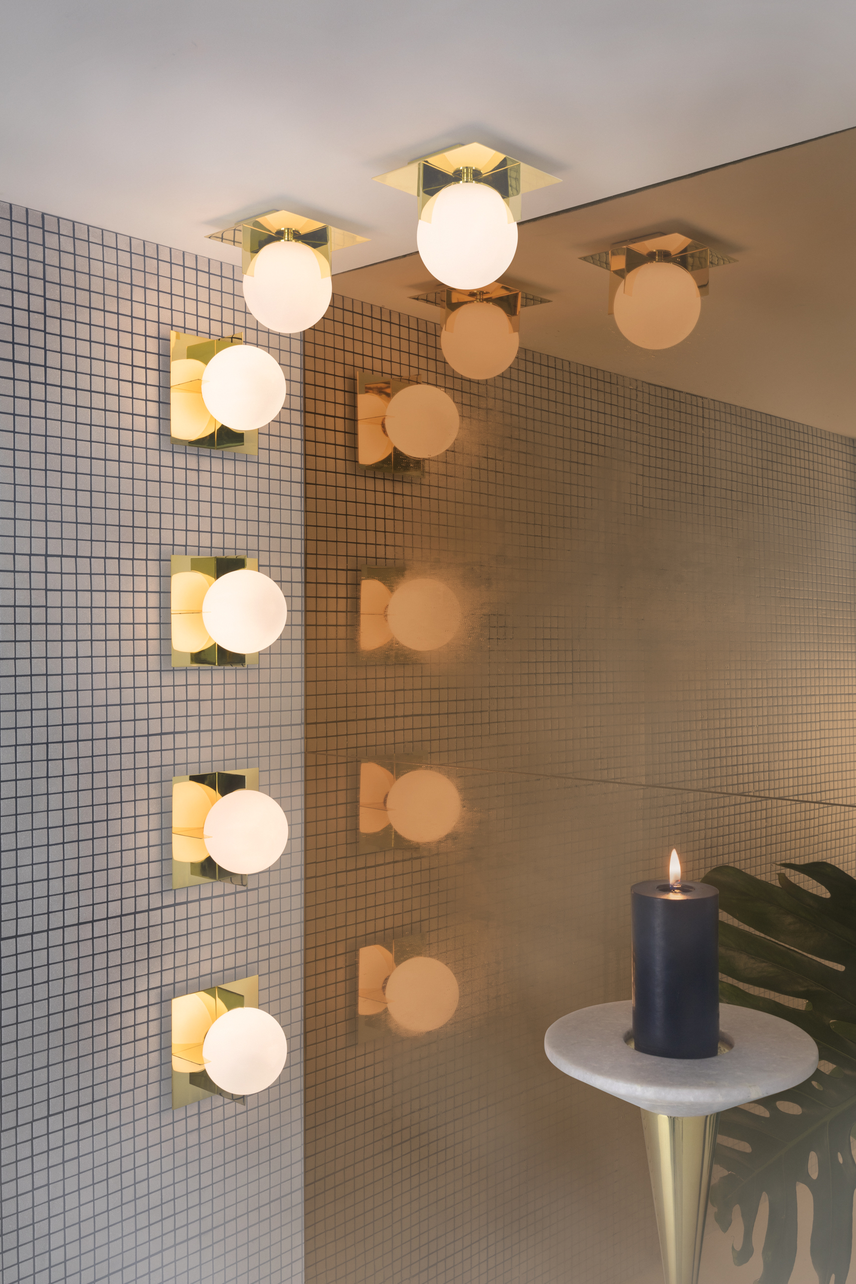 创意家具 - 附件|饰品|办公家具|设计师家具|石头黄铜烛台