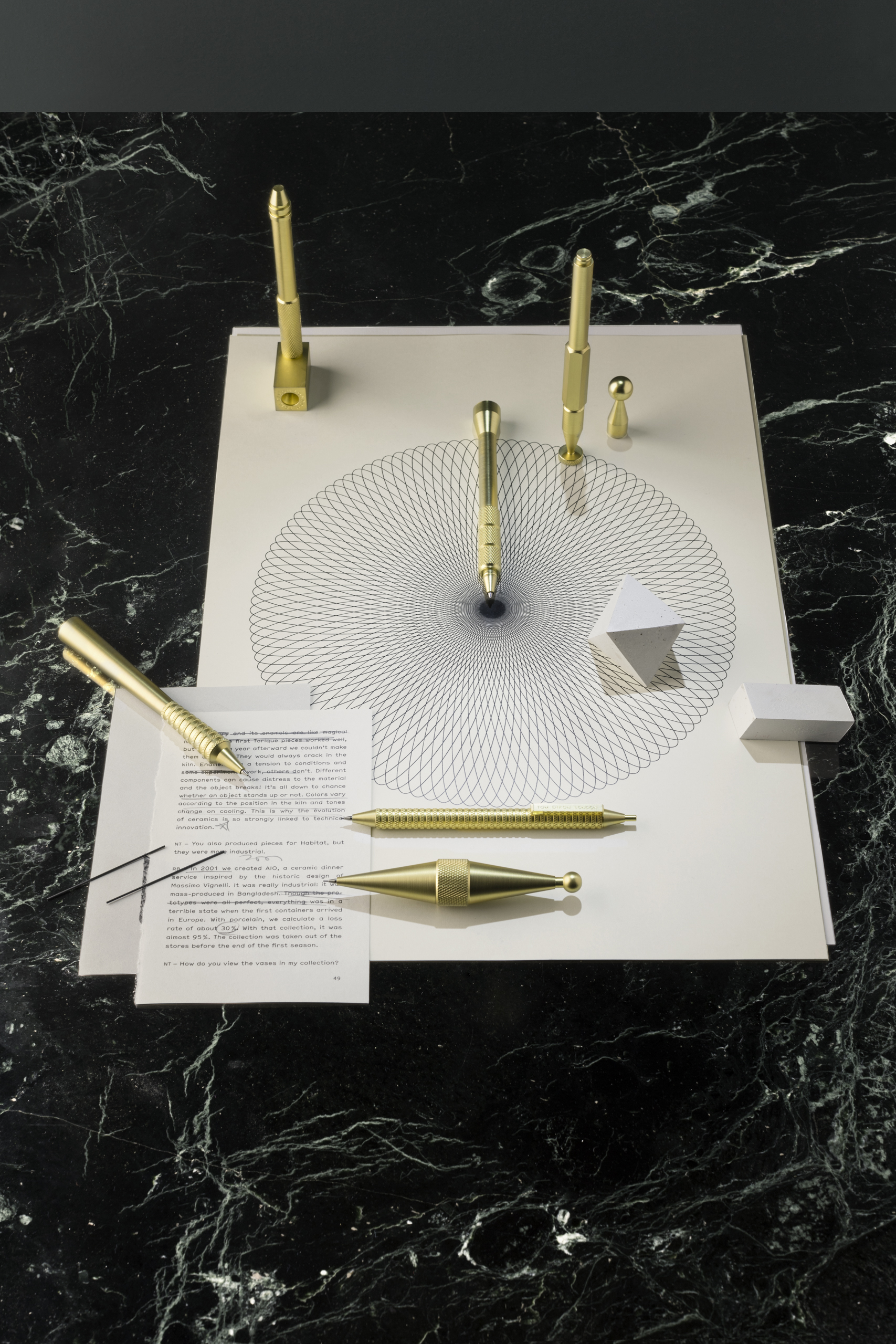 办公辅件|办公文具|办公家具|设计师家具|齿轮六角签字笔