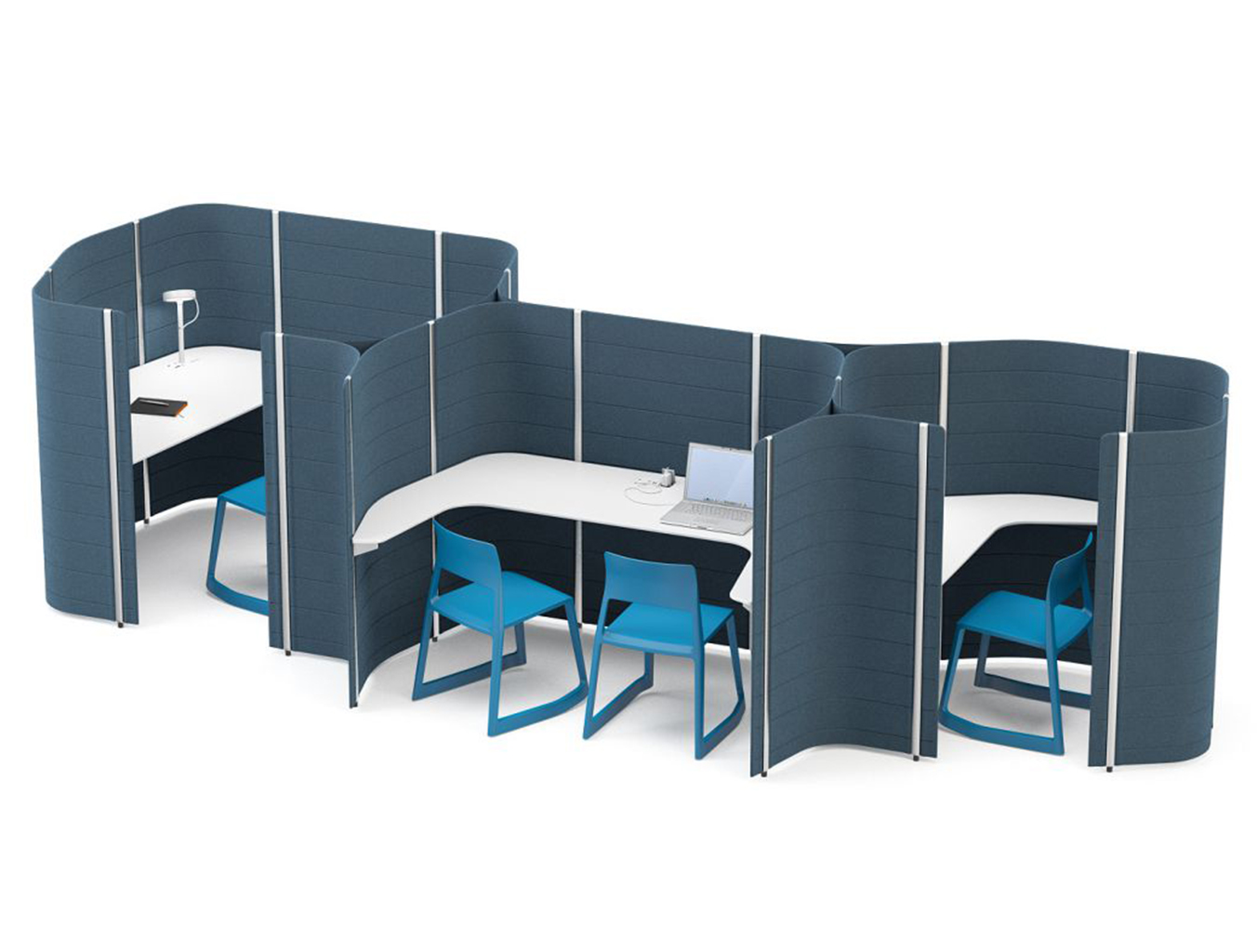 会议台|静音舱/洽谈屋|办公家具|设计师家具|Workbays Focus 1