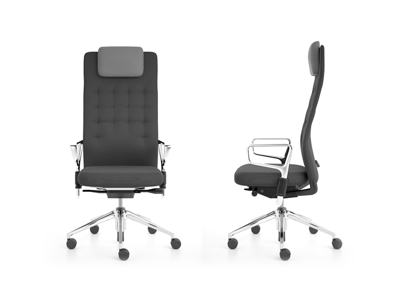 办公椅|现代真皮中班椅|办公家具|设计师家具|ID Trim 大班椅