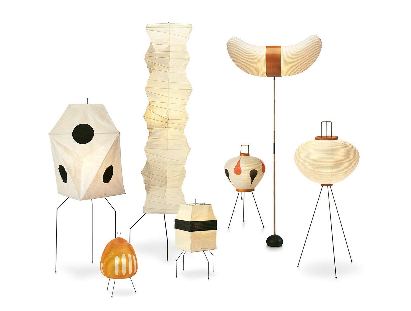 [创意家具 - 灯饰|落地灯|办公家具|设计师家具|Akari Light Sculptures]