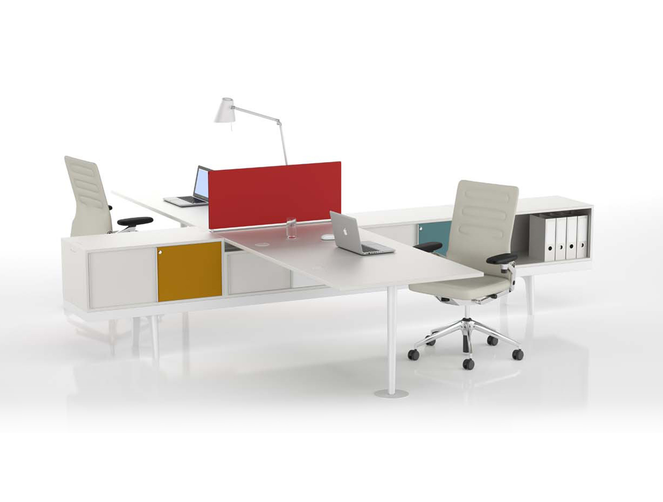 办公屏风|办公屏风系统|办公家具|设计师家具|Level 34 多功能台柜组合