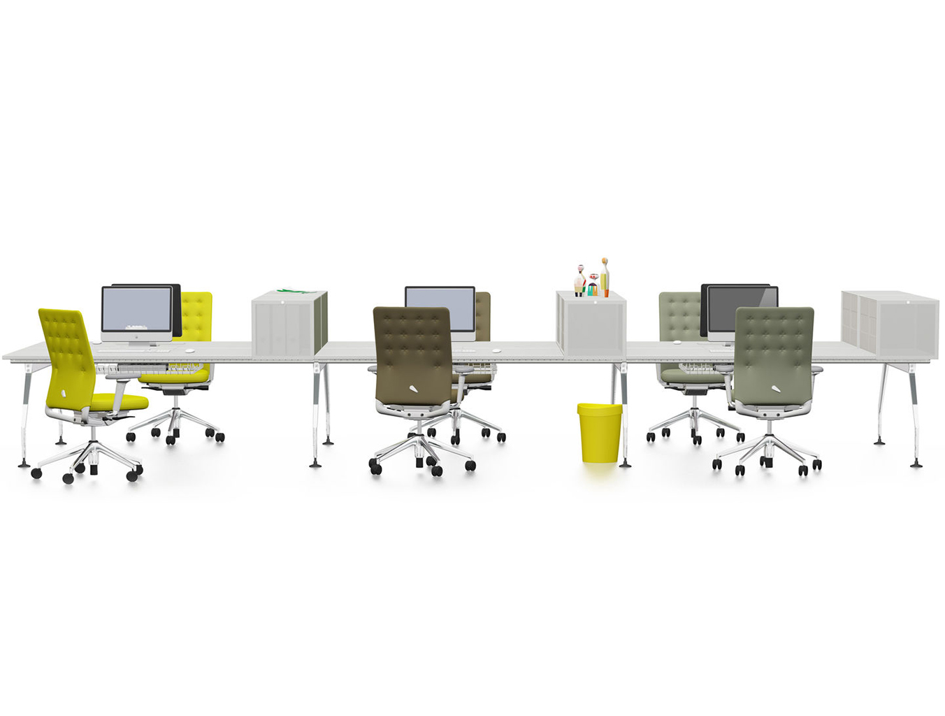 [办公屏风|办公屏风系统|办公家具|设计师家具|Ad Hoc 桌面组合办公台]