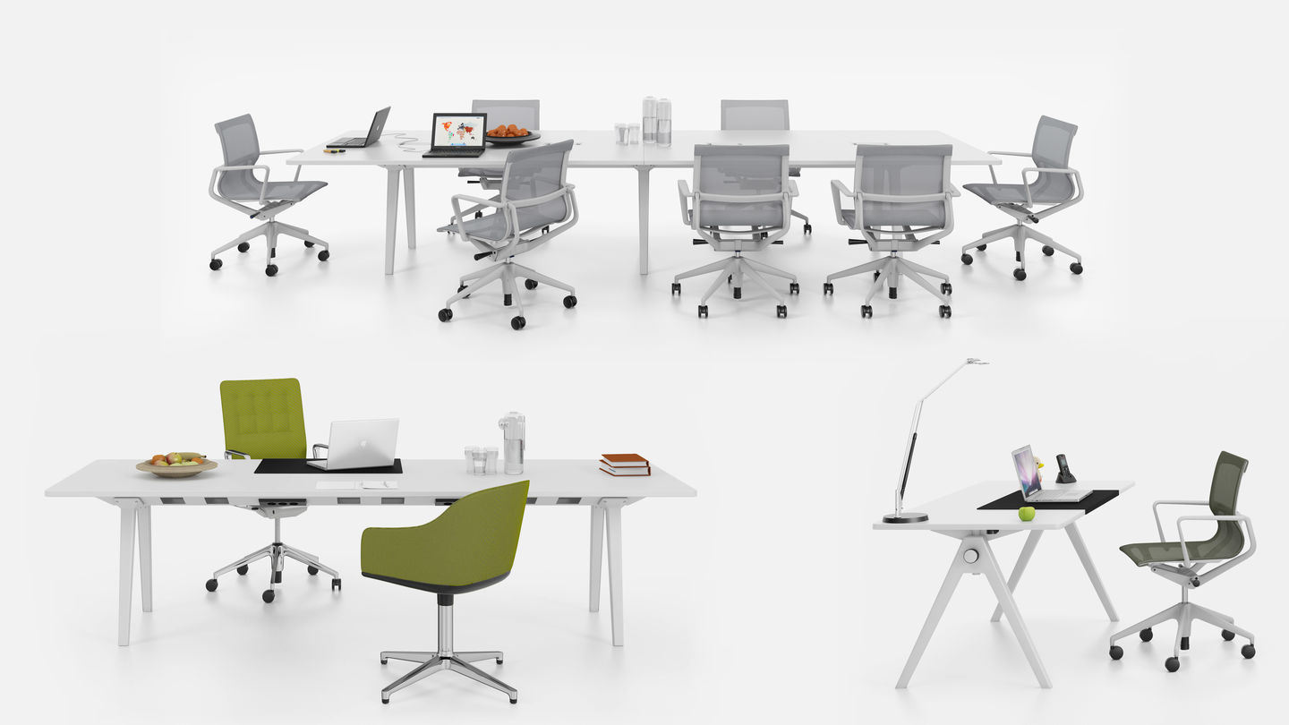 办公台|时尚中班台|办公家具|设计师家具|Joyn 高管办公台