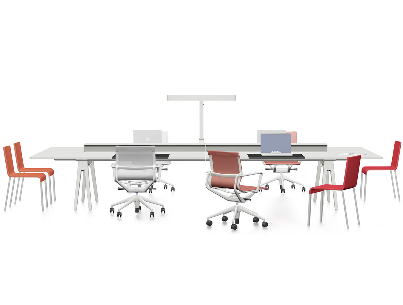 [办公屏风|办公屏风系统|办公家具|设计师家具|Joyn 桌面组合办公台]