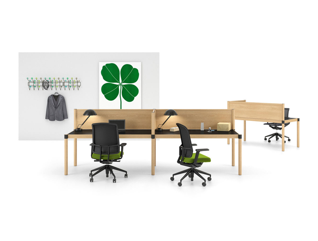 [办公屏风|办公屏风系统|办公家具|设计师家具|Cyl 卡位办公台]