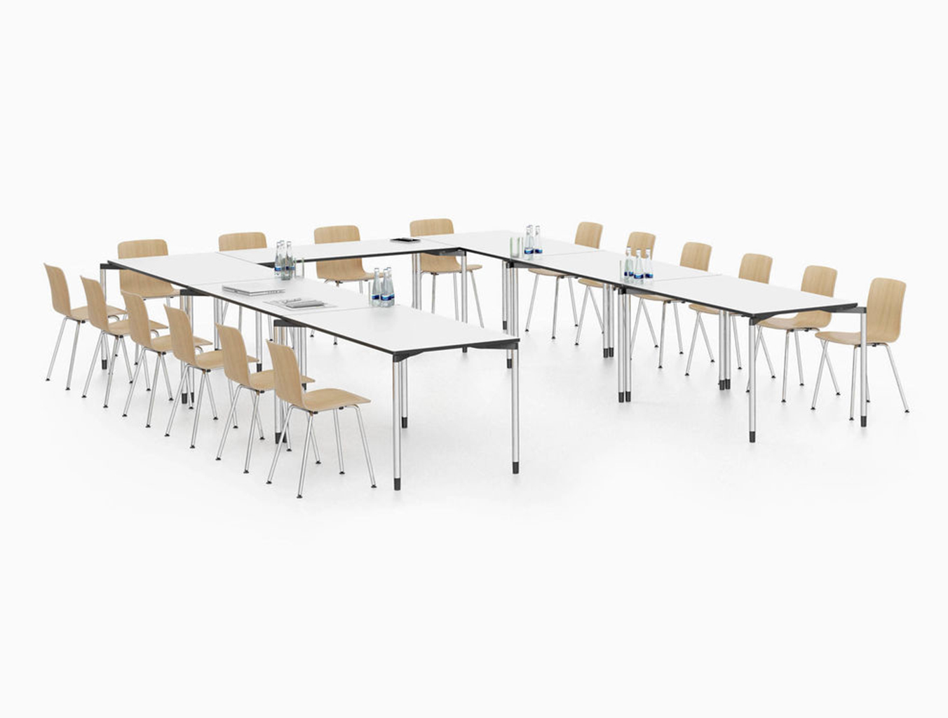 会议台|实木会议台|办公家具|设计师家具|Map 多拼会议台