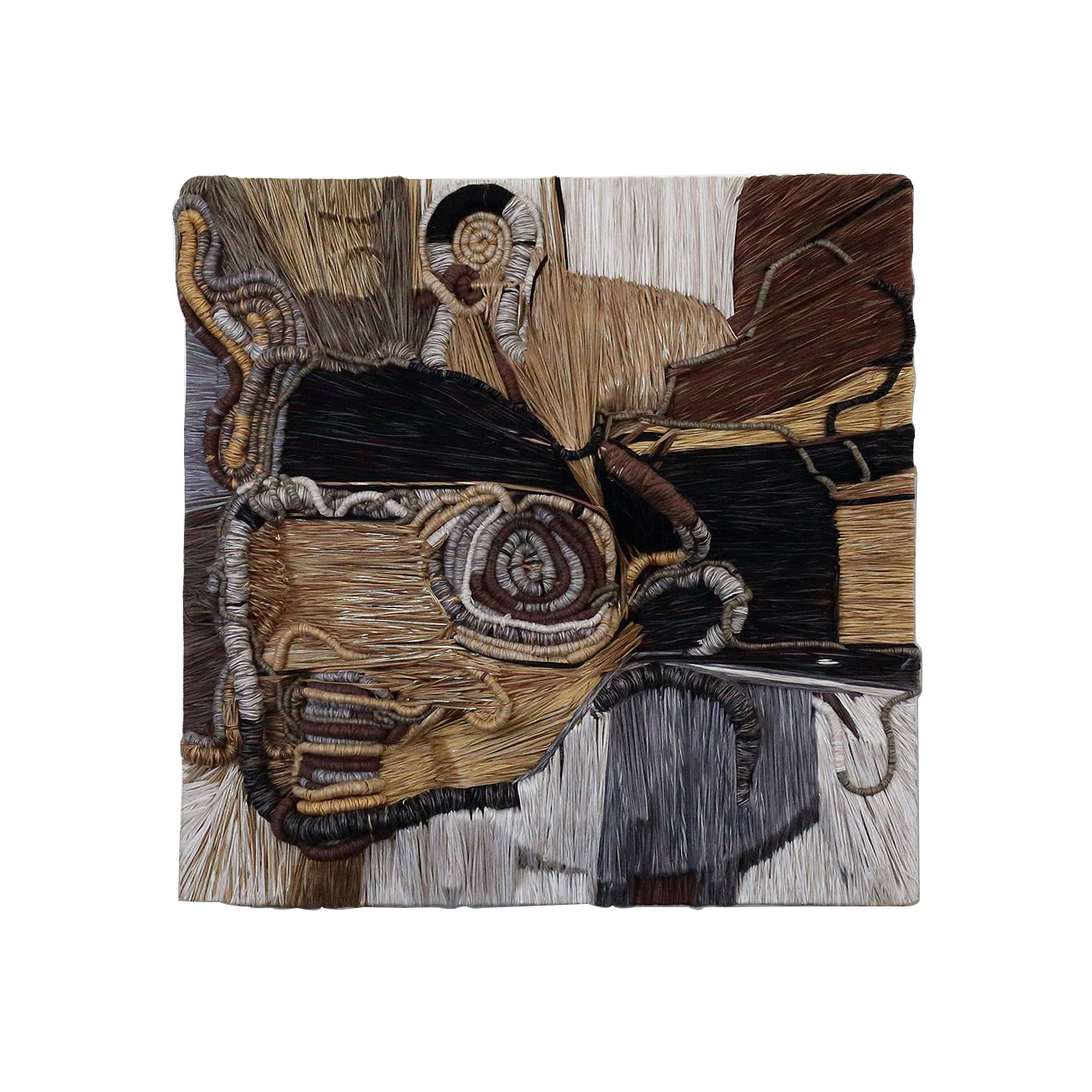 [创意家具 - 附件|装饰画/墙饰|办公家具|设计师家具|缠绕纤维艺术挂件]