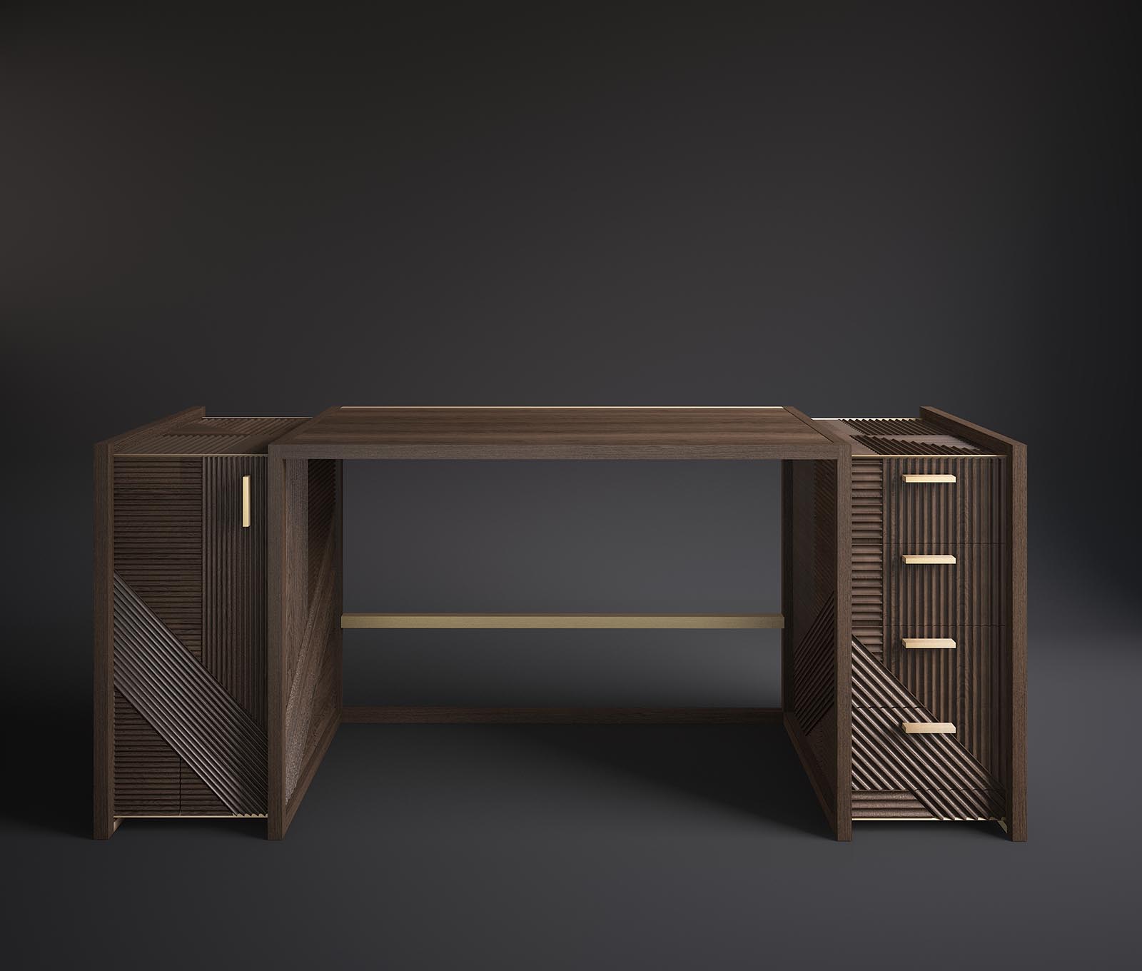 [创意家具 - 桌几|办公桌|办公家具|设计师家具|汉普顿书桌/写字桌]