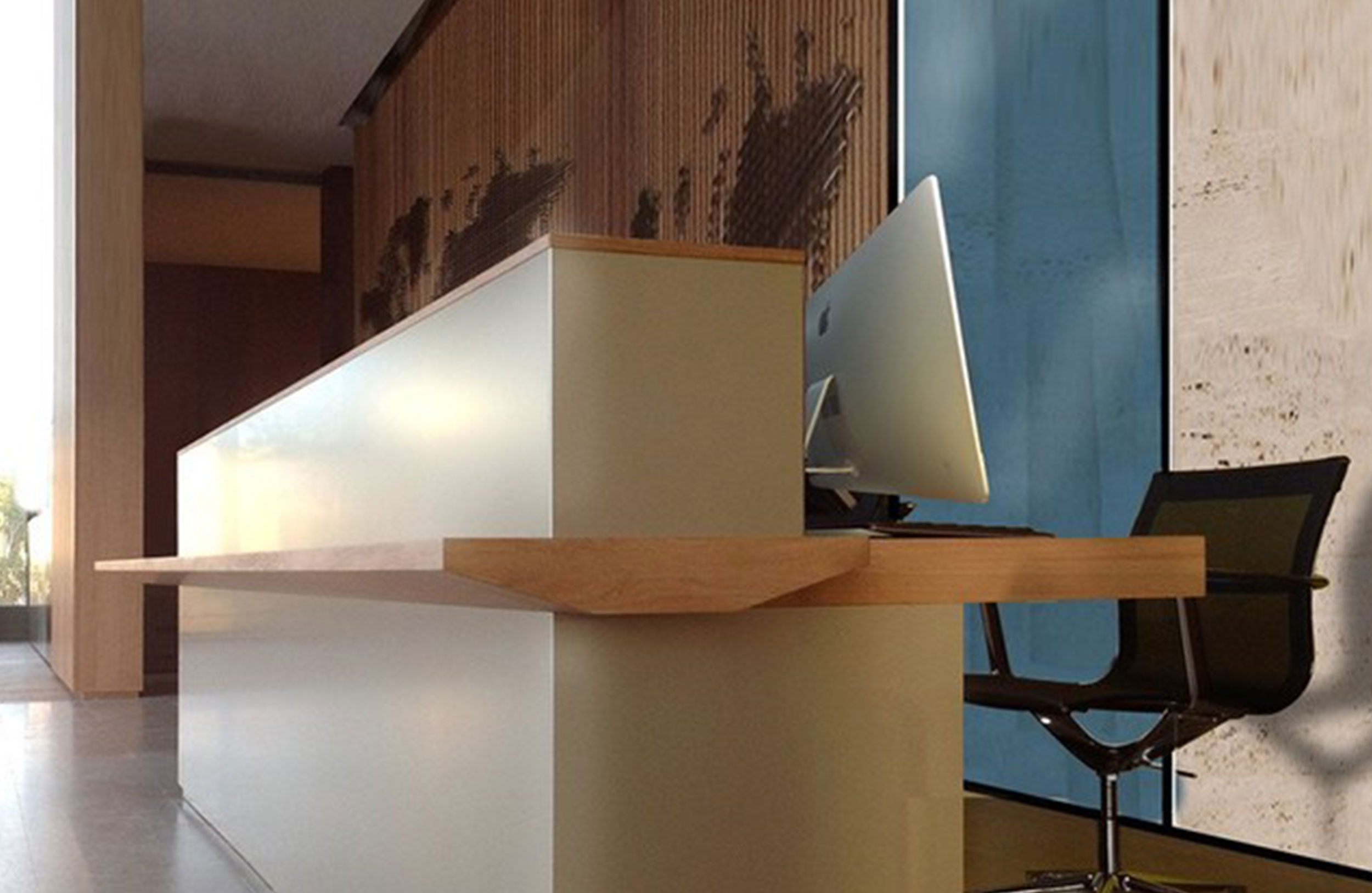 办公屏风|前台|办公家具|设计师家具|木制办公室接待台