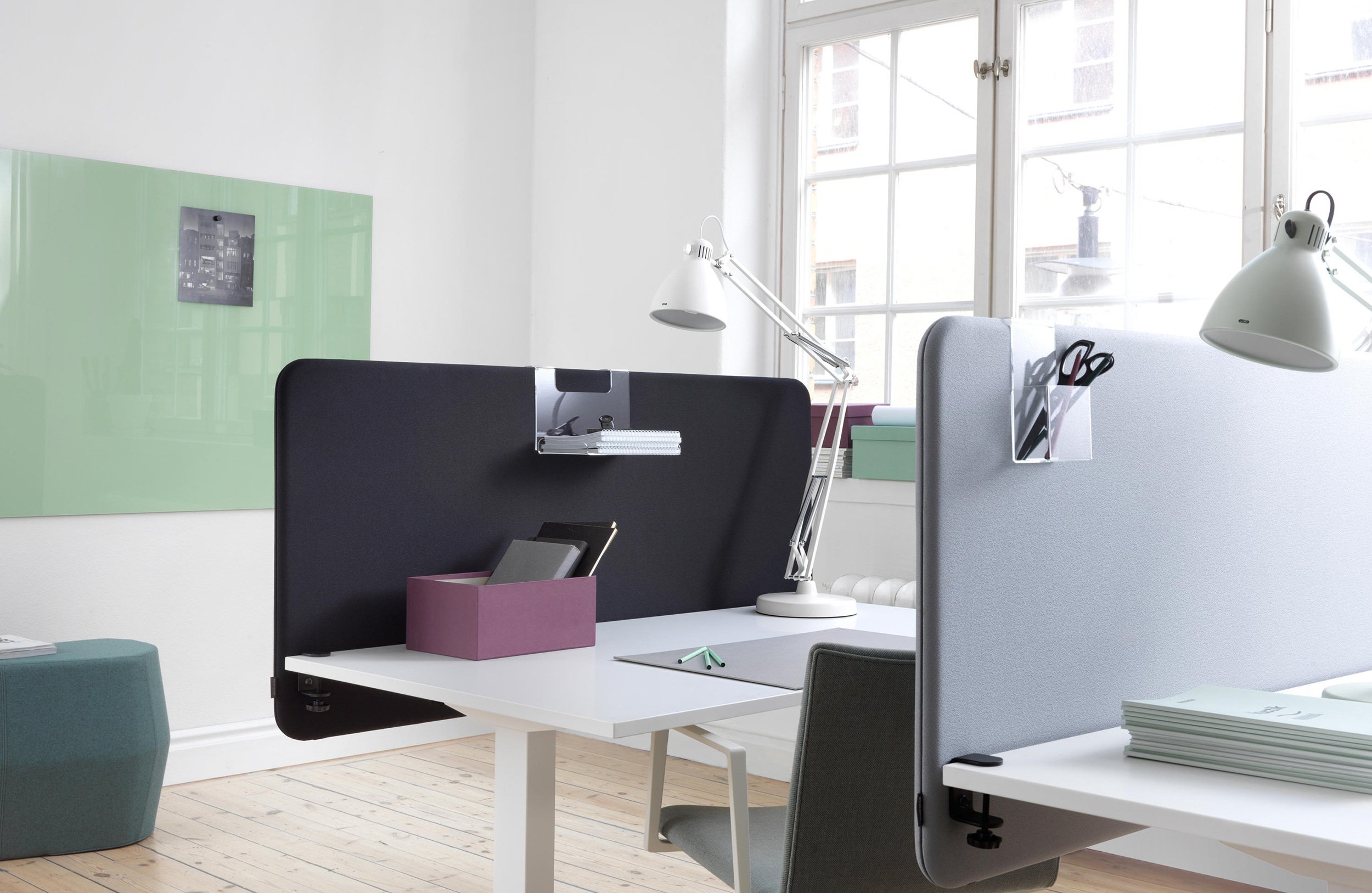 办公屏风|屏风工作站|办公家具|设计师家具|Scala Table办公桌屏风卡位