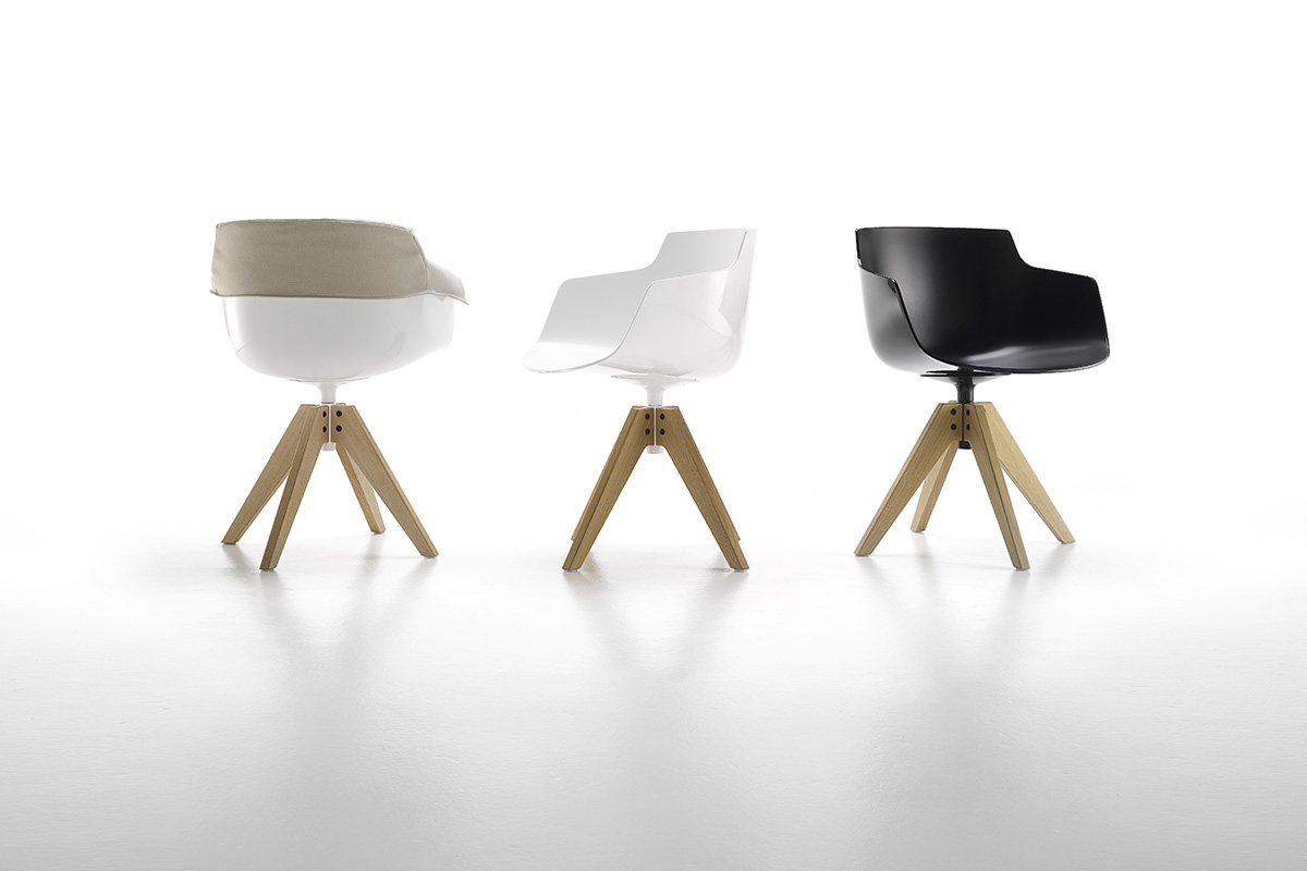 创意家具 - 坐具|餐椅|办公家具|设计师家具|FLOW SLIM COLOR  洽谈椅/餐椅