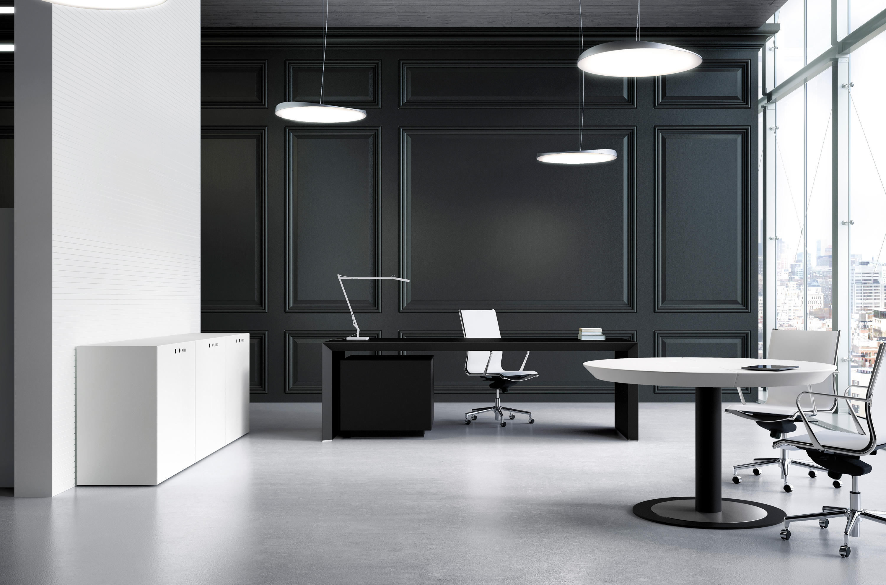 会议台|实木洽谈台|办公家具|设计师家具|MultipliCeo 洽谈桌/合同桌