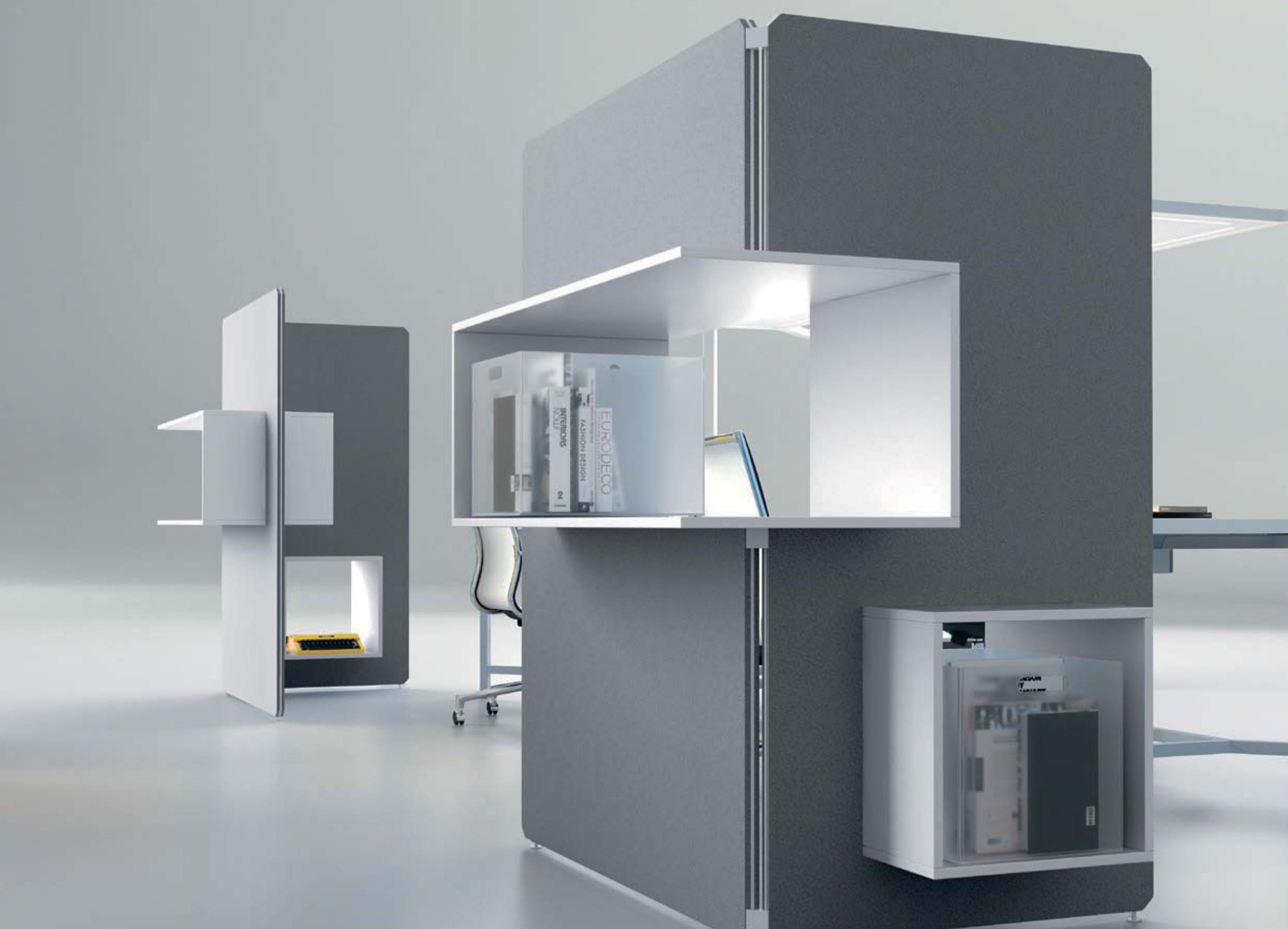 办公屏风|高隔间系统|办公家具|设计师家具|Hub 功能隔断