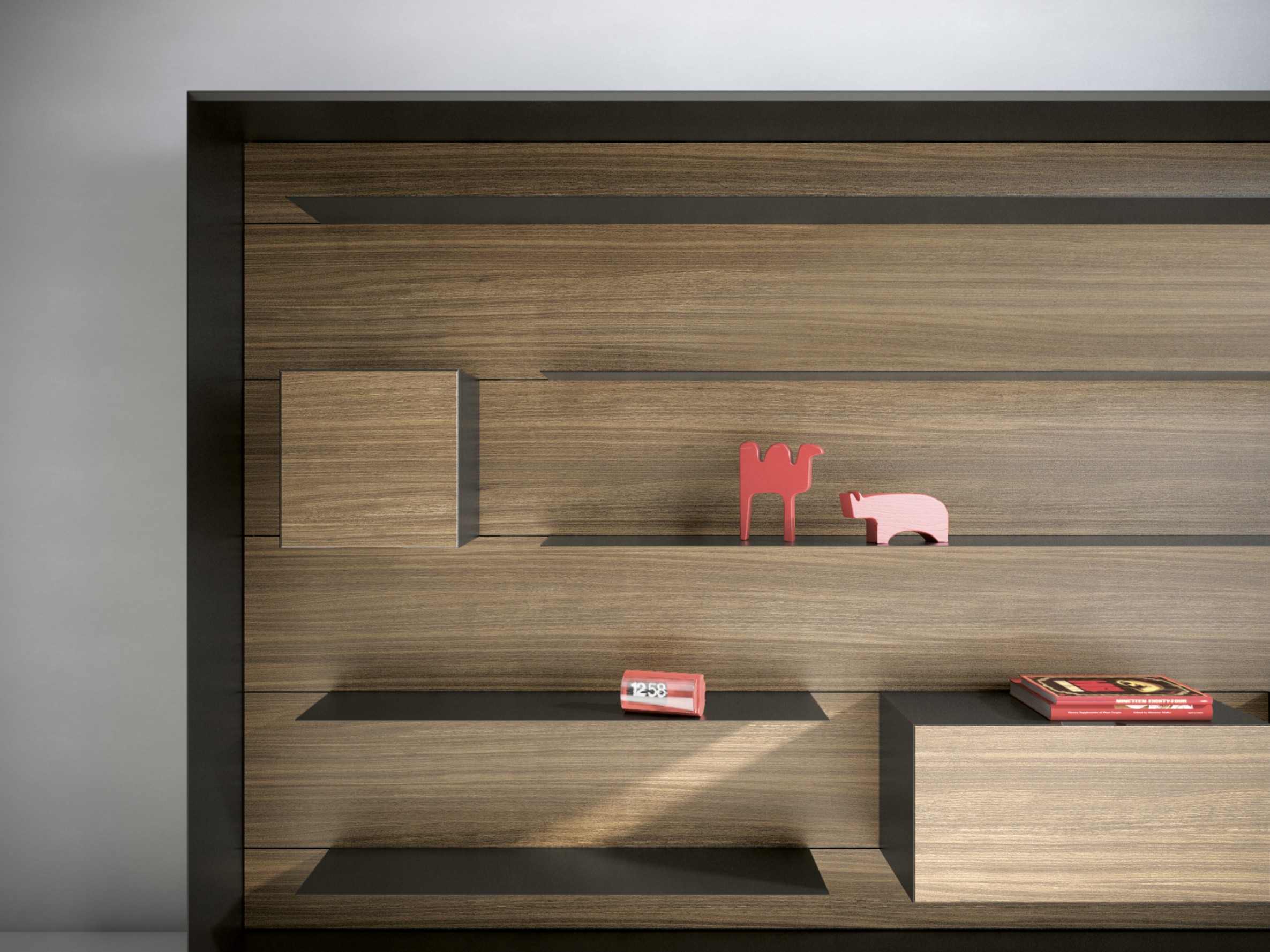 创意家具 - 储物|装饰架|办公家具|设计师家具|Outline 办公室书架/开放式木制书架