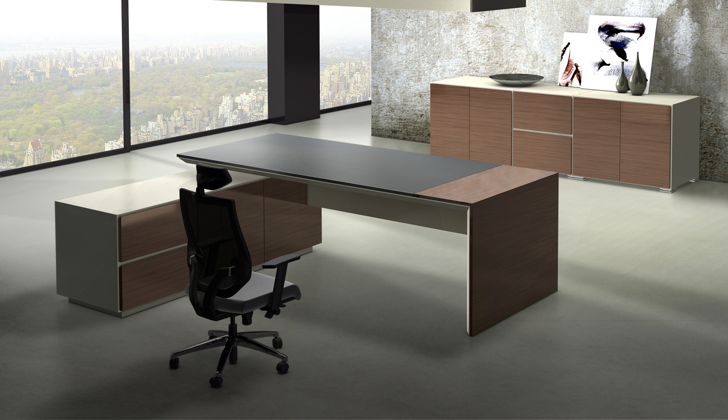 办公台|时尚大班台|办公家具|设计师家具|大班台/配套系列