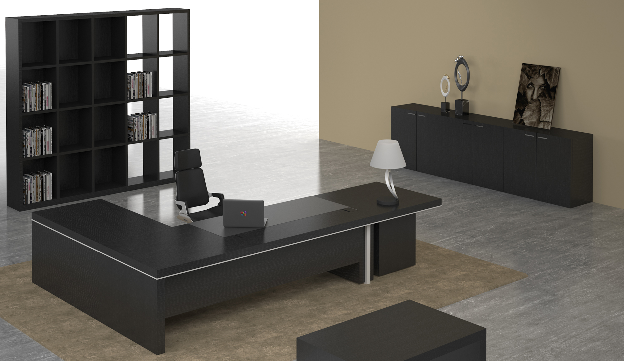 办公台|时尚大班台|办公家具|设计师家具|大班台/配套系列