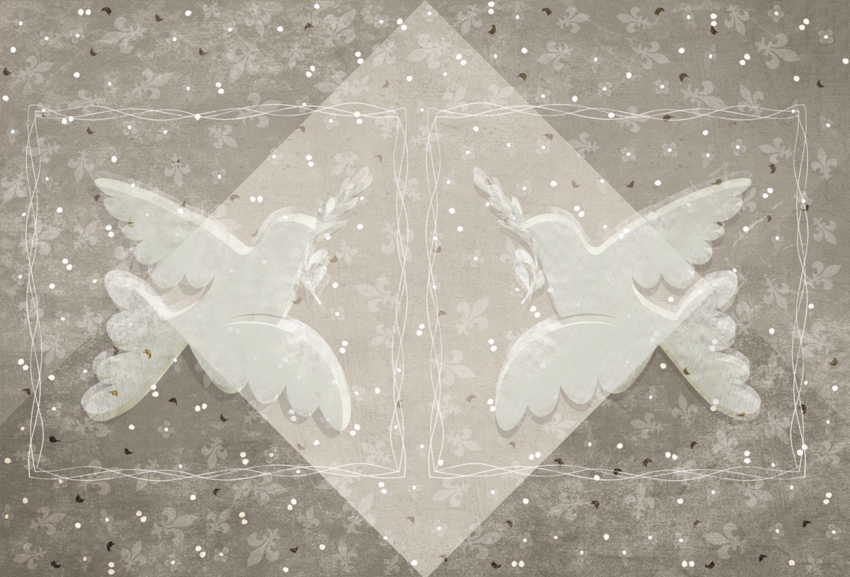 [创意家具 - 附件|装饰画/墙饰|办公家具|设计师家具|橄榄枝-原创定制壁画]