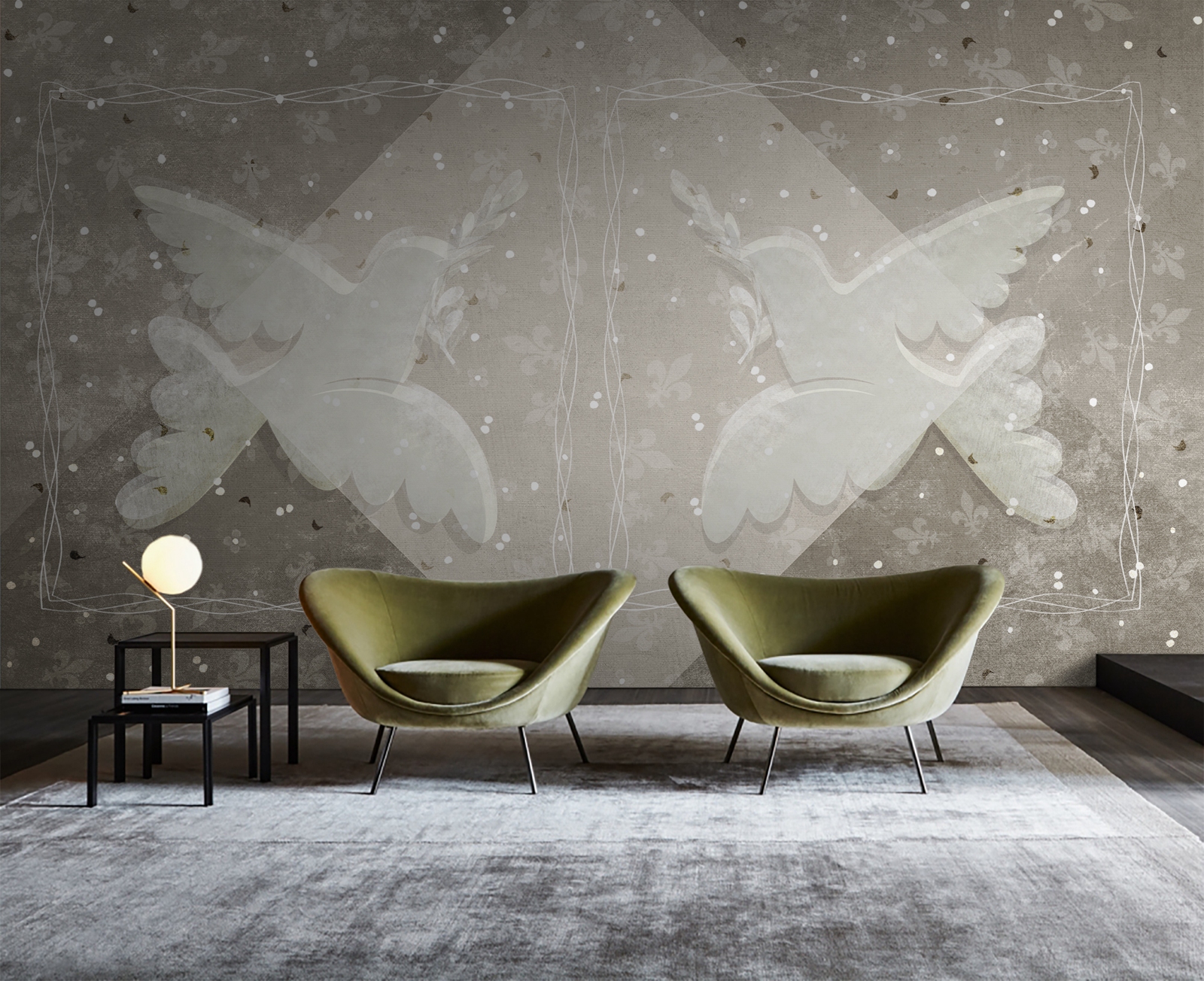 创意家具 - 附件|装饰画/墙饰|办公家具|设计师家具|橄榄枝-原创定制壁画