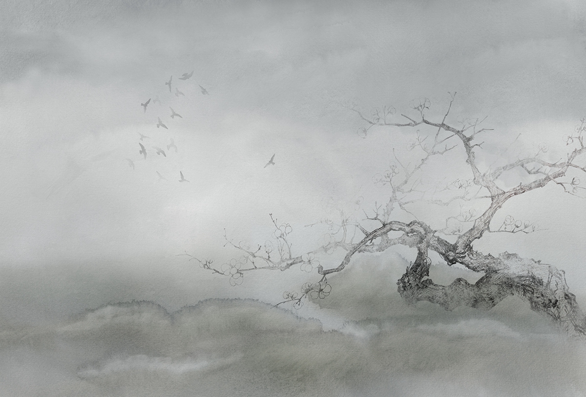 [创意家具 - 附件|装饰画/墙饰|办公家具|设计师家具|梅-原创定制壁画]