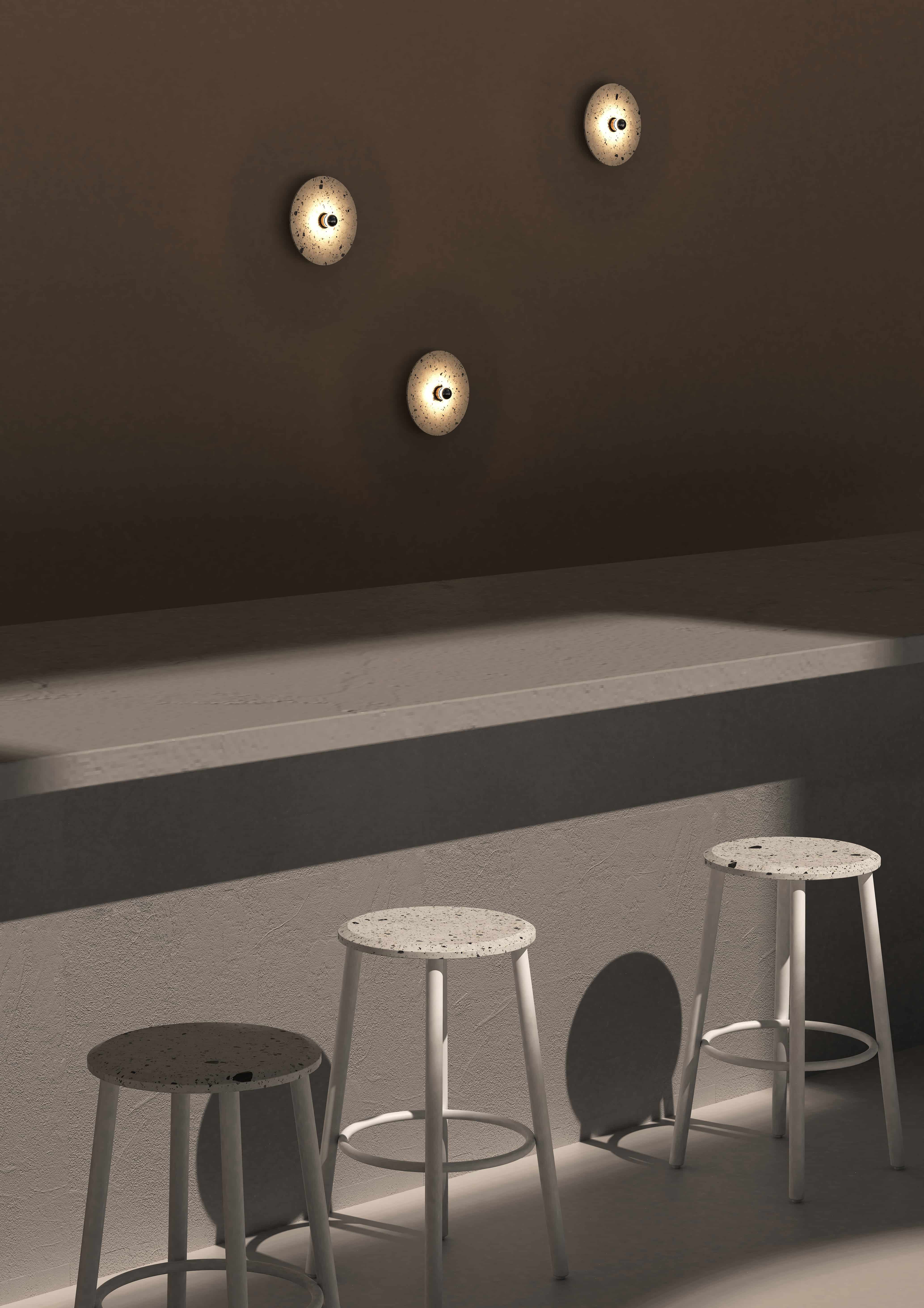 创意家具 - 坐具|吧椅/凳子|办公家具|设计师家具|水磨石吧凳 - 平