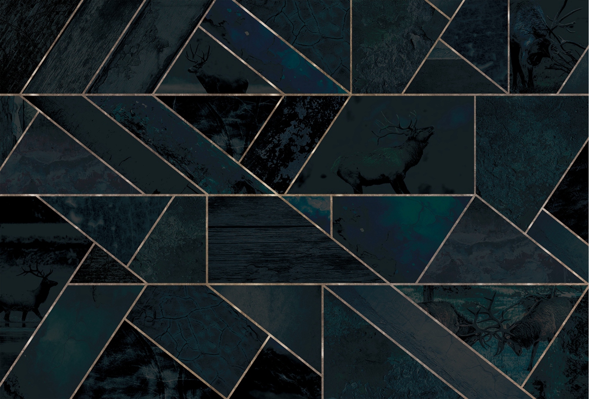 [创意家具 - 附件|装饰画/墙饰|办公家具|设计师家具|麋鹿-原创定制壁画]