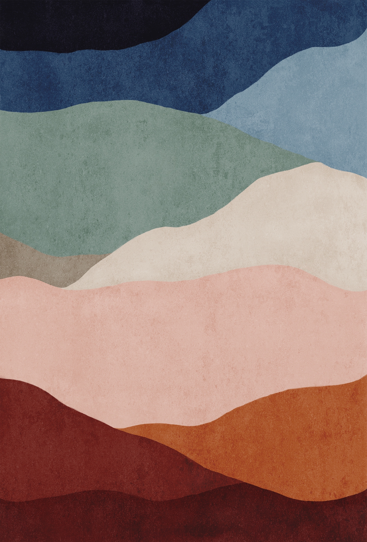 [创意家具 - 附件|装饰画/墙饰|办公家具|设计师家具|山色-原创定制壁画]