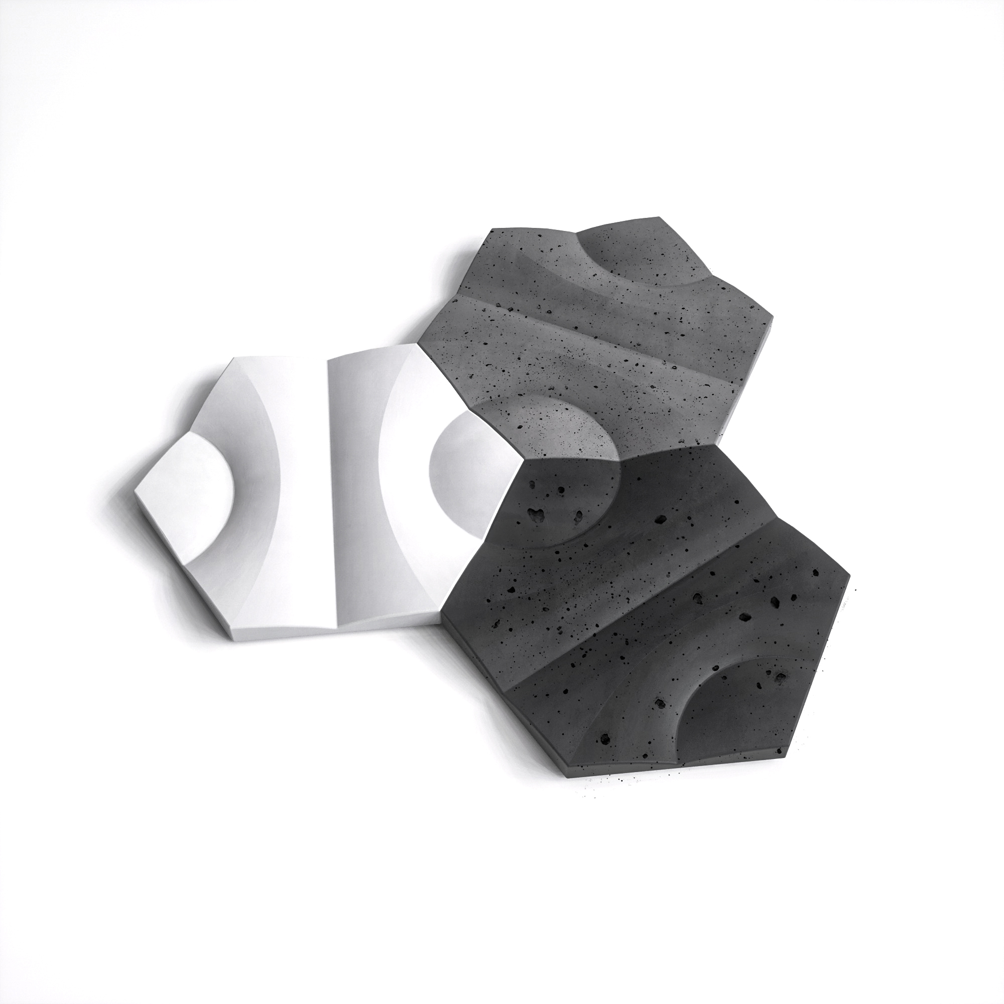 创意家具 - 附件|装饰画/墙饰|办公家具|设计师家具|双子-装饰墙砖