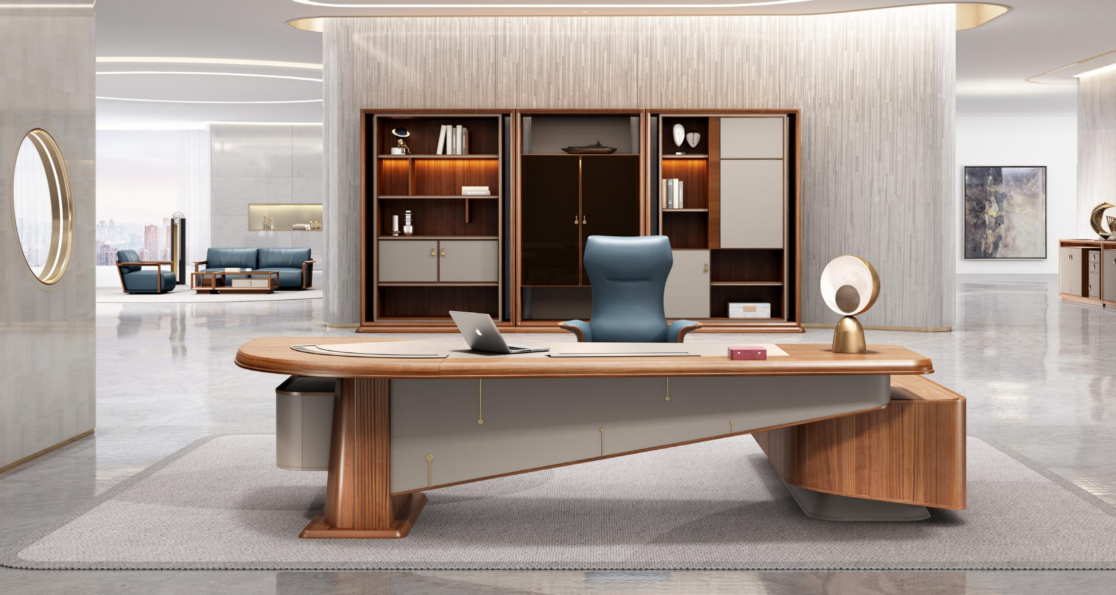 [办公台|精品配套系列|办公家具|设计师家具|诺贝尔系列办公台]