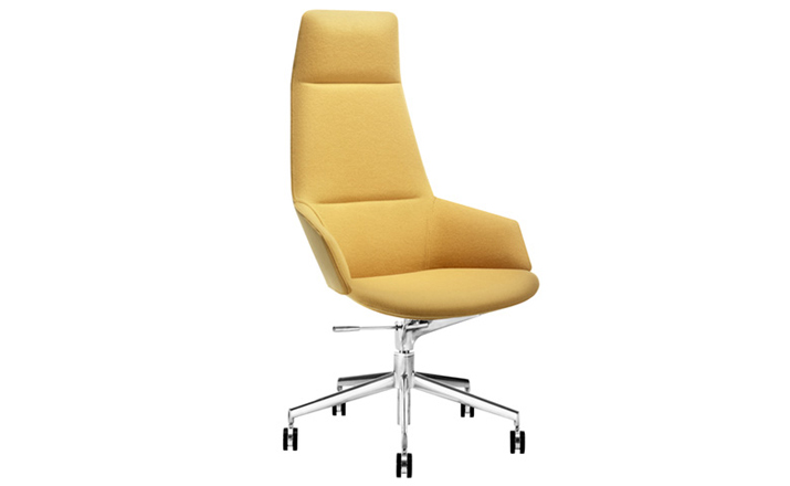 办公椅|现代真皮中班椅|办公家具|设计师家具|阿斯顿办公椅