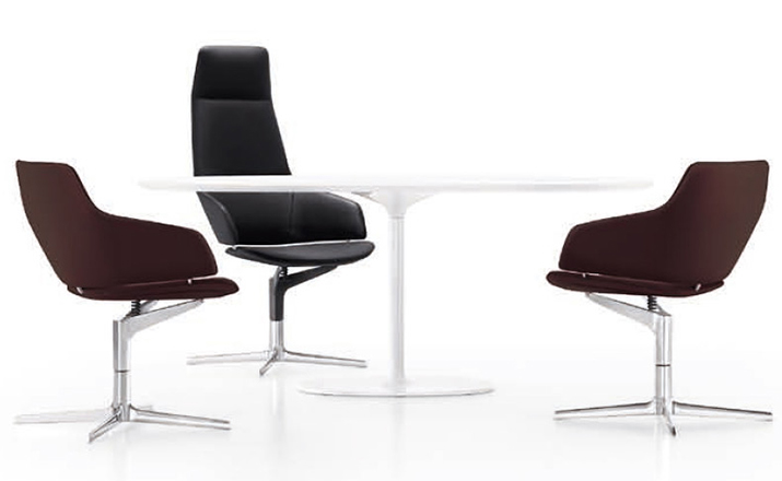 办公椅|现代真皮会议椅|办公家具|设计师家具|阿斯顿办公椅