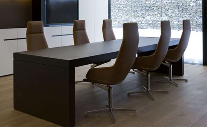 办公椅|现代真皮会议椅|办公家具|设计师家具|阿斯顿办公椅