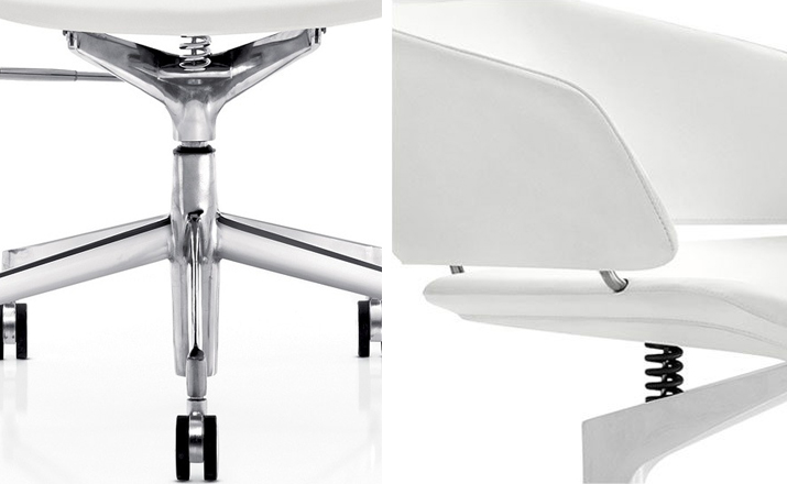 办公椅|现代真皮中班椅|办公家具|设计师家具|阿斯顿办公椅