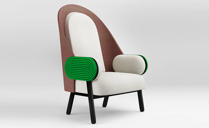 创意家具 - 坐具|休闲椅|办公家具|设计师家具|moon I-A扶手椅