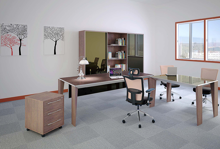 办公台|时尚大班台|办公家具|设计师家具|VINCENT