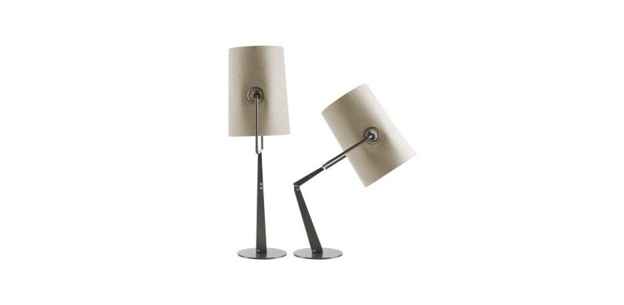[创意家具 - 灯饰|台灯|办公家具|设计师家具|复制版Foscarini Fork Table Lamps 布艺台灯]