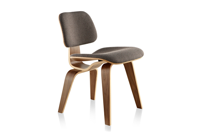 [创意家具 - 坐具|餐椅|办公家具|设计师家具|伊姆斯软垫木制餐椅]