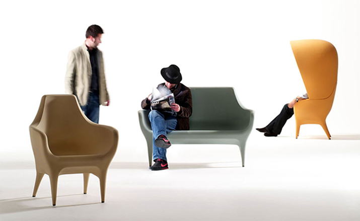 创意家具 - 坐具|户外椅|办公家具|设计师家具|Poltronas Showtime头巾扶手椅