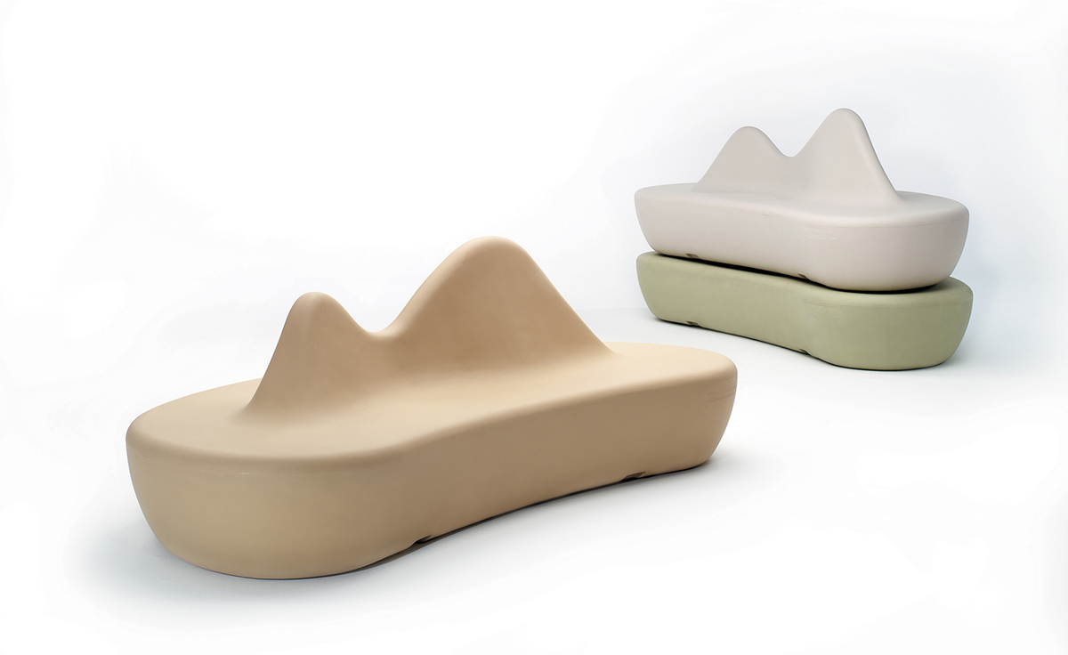 创意家具 - 坐具|长凳|办公家具|设计师家具|BDlove 长凳/山峰长凳