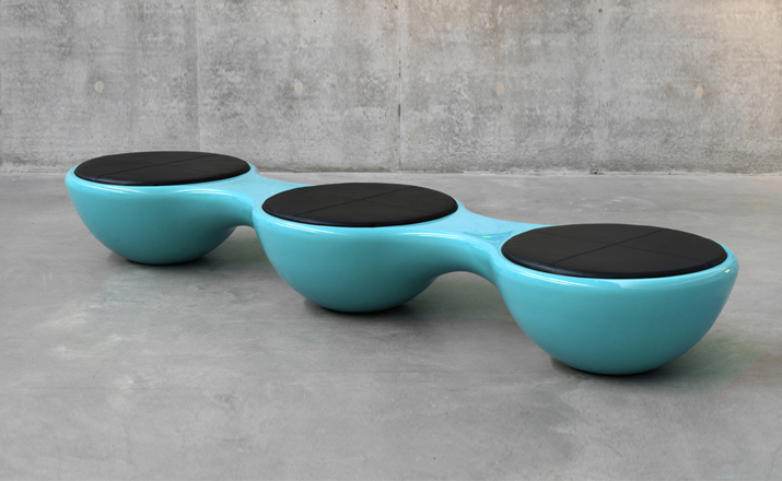 创意家具 - 坐具|长凳|办公家具|设计师家具|联合三座凳