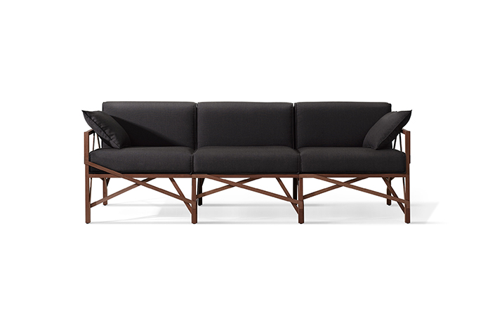 [创意家具 - 坐具|沙发|办公家具|设计师家具|火柴三座沙发]