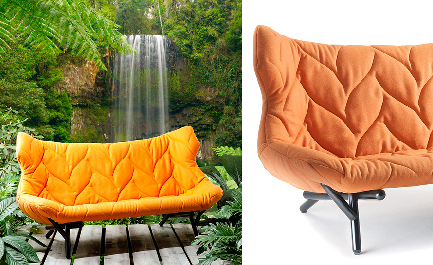 创意家具 - 坐具|沙发|办公家具|设计师家具|树叶双座沙发