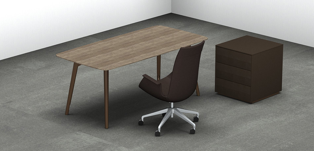 办公台|时尚大班台|办公家具|设计师家具|KEYPIECE COMMUNICATION DESK.大班台