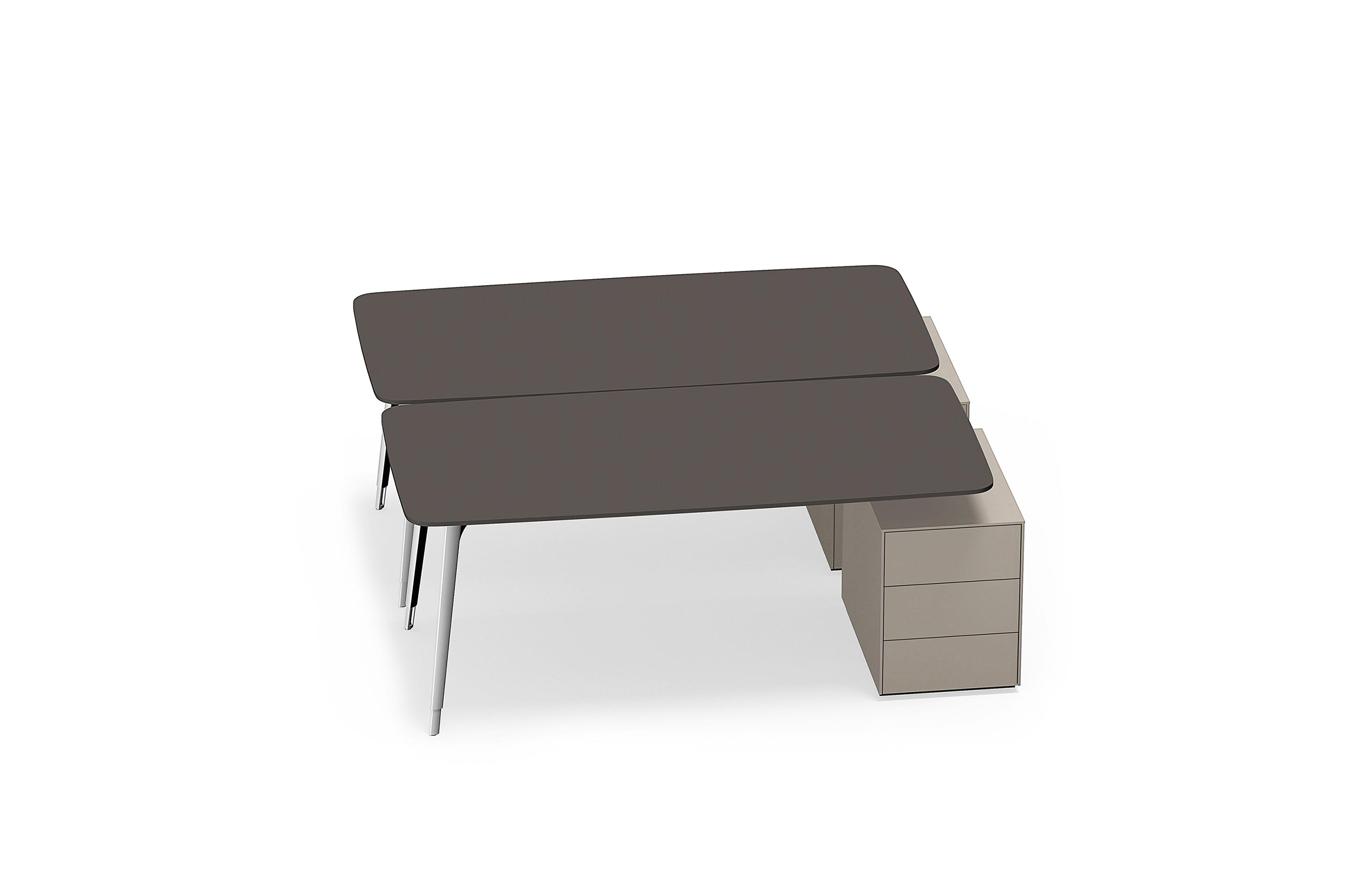 办公台|时尚中班台|办公家具|设计师家具|KEYPIECE MANAGEMENT DESK.独立班台