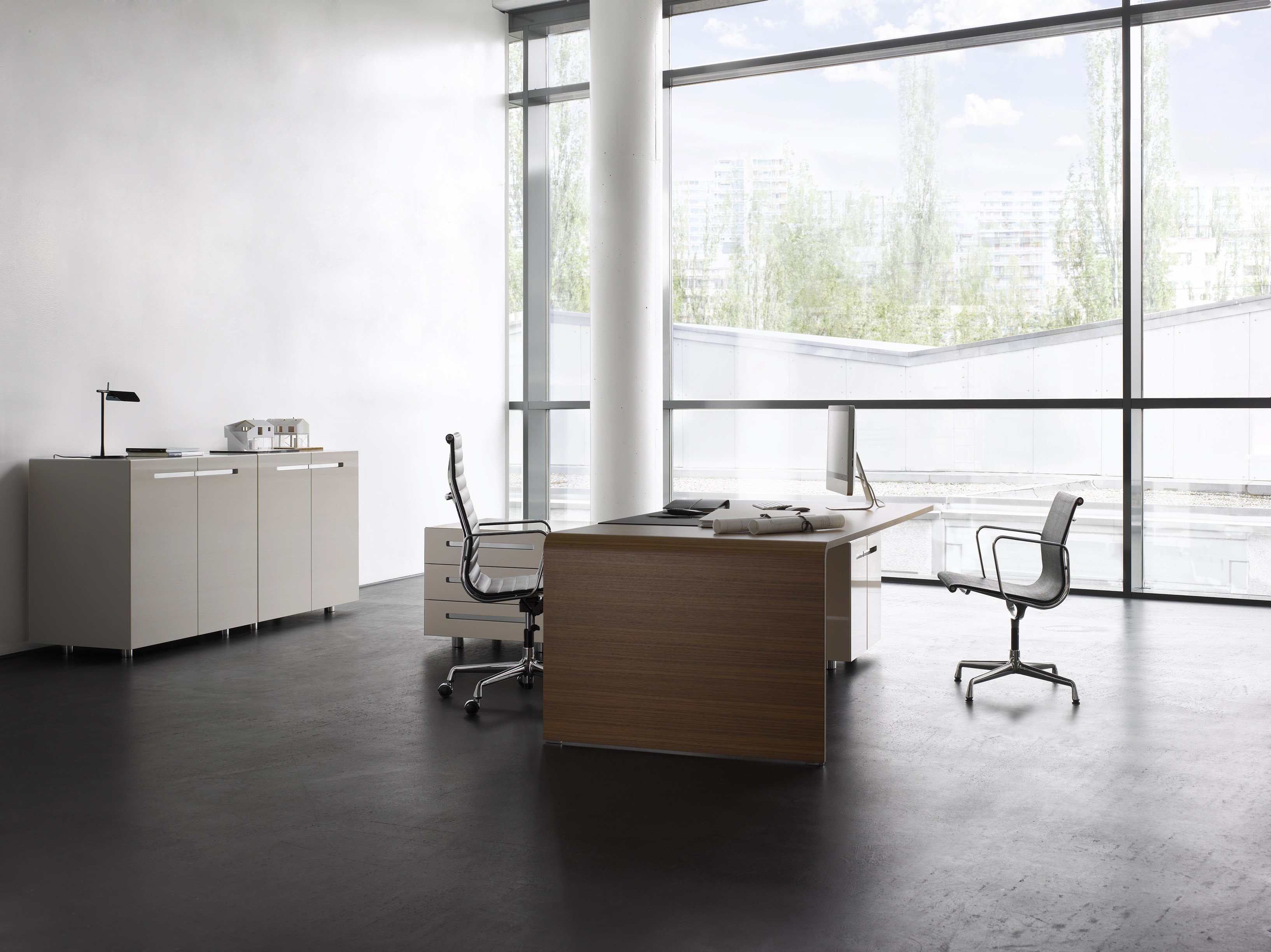 办公台|时尚大班台|办公家具|设计师家具|Lane大班台系列