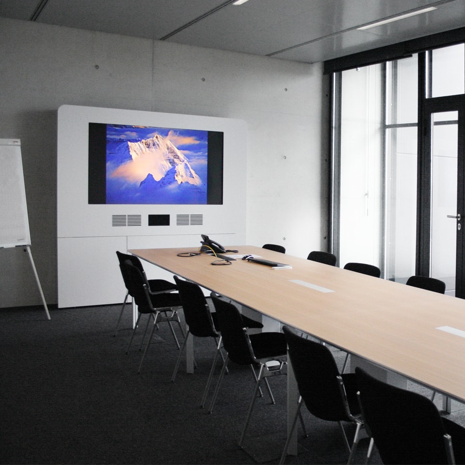 HUB视频系统|HUB视频应用|办公家具|设计师家具|W4视频会议系统桌