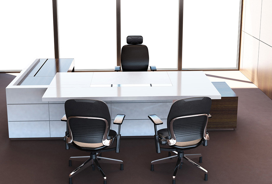 办公台|时尚大班台|办公家具|设计师家具|D6行政总裁桌