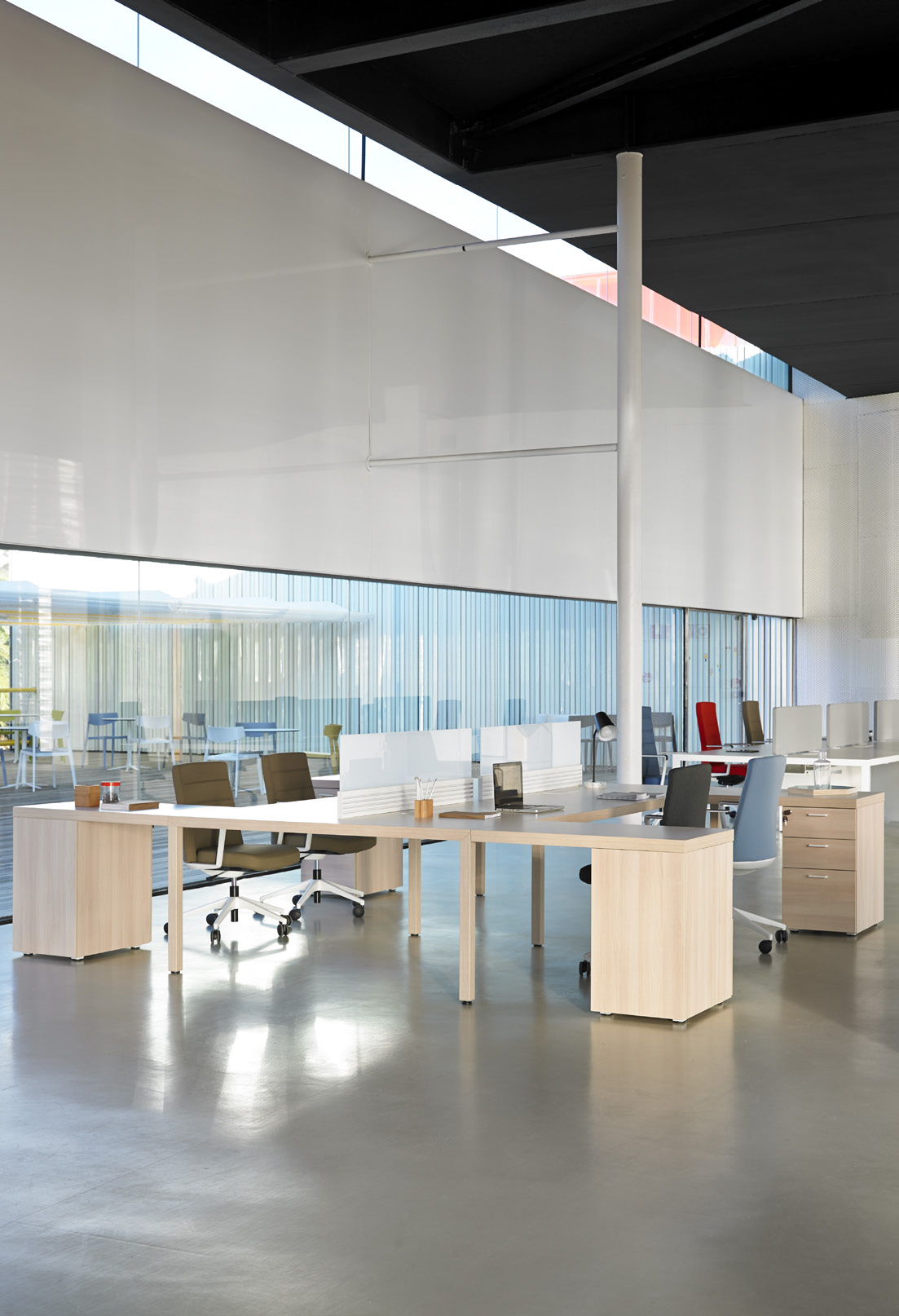 办公屏风|办公屏风系统|办公家具|设计师家具|PRISMA员工桌系列