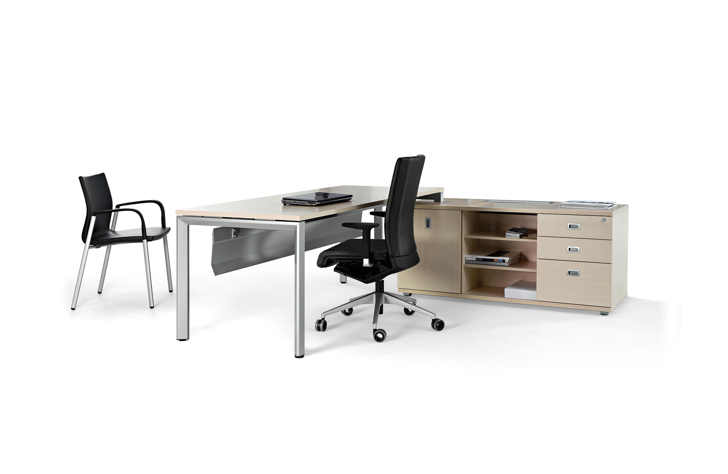 [办公台|时尚大班台|办公家具|设计师家具|VITAL PLUS ST行政桌系列]